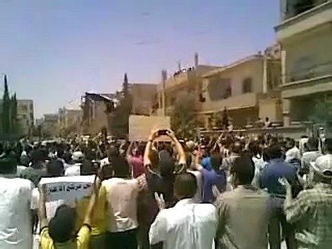 Syria فري برس دير الزور المطار القديم في جمعة أبطال جامعة حلب 18 ـ 5 ـ 2012 Deirezzor