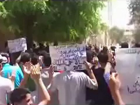 Syria فري برس حماه المحتلة حي العليليات مظاهرة 18 5 2012 Hama
