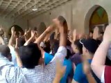 Syria فري برس حماة المحتلة مظاهرة احرار حي الكرامة في مسجد الشيخ سعيد الجابي 18 5 2012 Hama