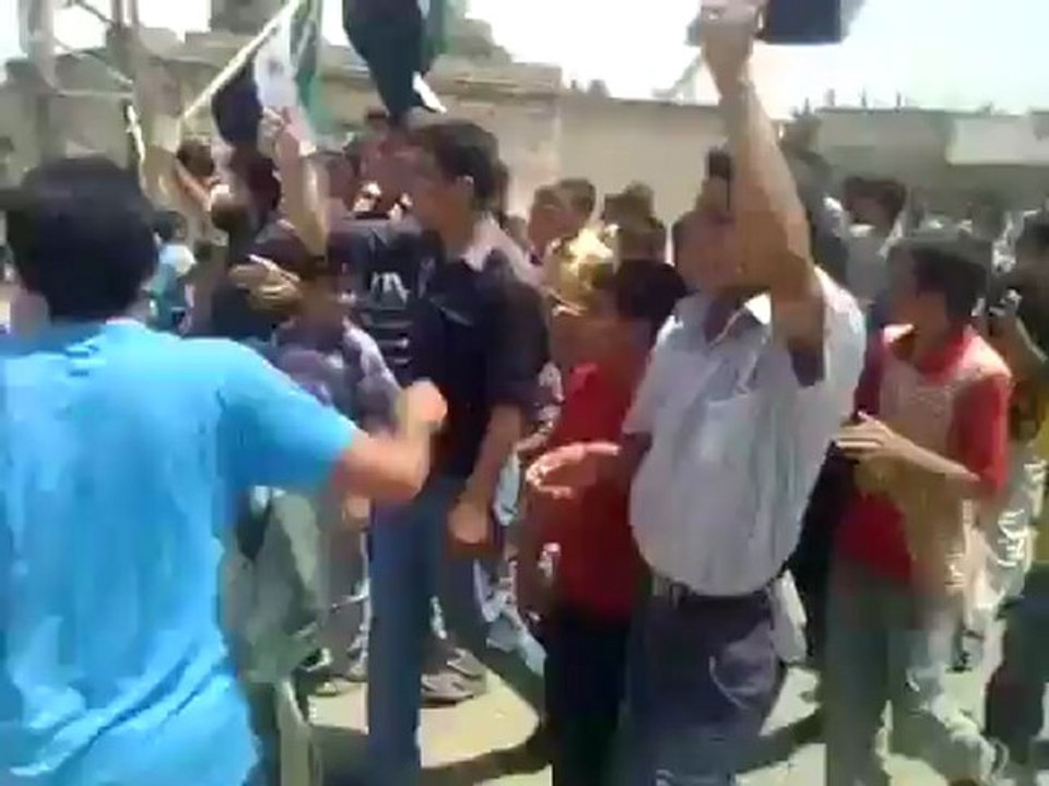 Syria فري برس  حماه المحتلة  حماة الشيخ حديد  جمعة أبطال جامعة حلب 18 5 2012 Hama