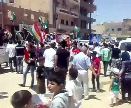 Syria فري برس الحسكه قامشلو قامشلي ج حلب غربية لبيك يالله 18 5 2012 ج2 ALhasaka