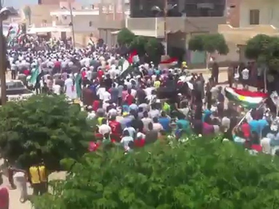 Syria فري برس  الحسكه رأس العين سريه كانيه جمعة أبطال جامعة حلب 5 18 2012 ج15 ALhasaka