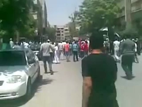 Syria فري برس ريف دمشق التل مظاهرة ج ابطال جامعة حلب حرنة الشرقية 18 5 2012 ج1 Damascus