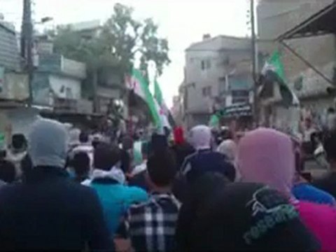 Syria فري برس دمشق أبناء الجولان المباع الست جمعة أبطال جامعة حلب 18 5 2012 ج1 Damascus