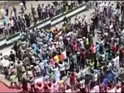 Syria فري برس حمص الوعر جمعة أبطال جامعة حلب مظاهرة رائعة 18 5 2012 Homs