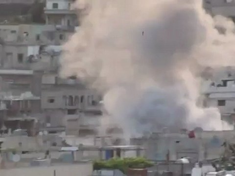 Syria فري برس حمص الرستن قصف عنيف وعشوائي ابادة جماعية 18 5 2012 Homs