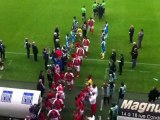 Les joueurs du Stade de Reims vont commencer leur dernier match en Ligue 2 face à Lens