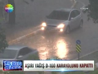 İstanbul'da sel alarmı - 18 mayıs 2012