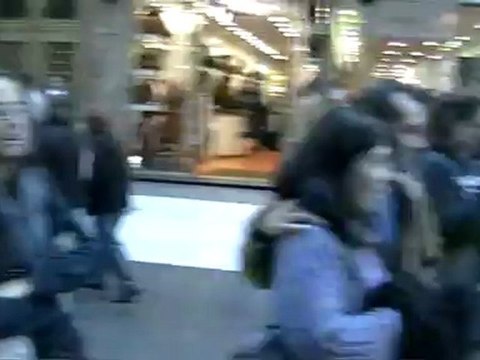 Buenos Aires'te bir sokak "sanatçısı"