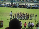 19 Mayıs 2012 kutlamalarında minik kızlardan oluşan cimnastik gurubu (SİLİFKE)