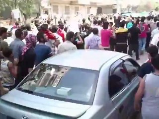 Syria فري برس حلب صلاح الدين جامع الزبير هز كفك هزو هز 18 5 2012 Aleppo