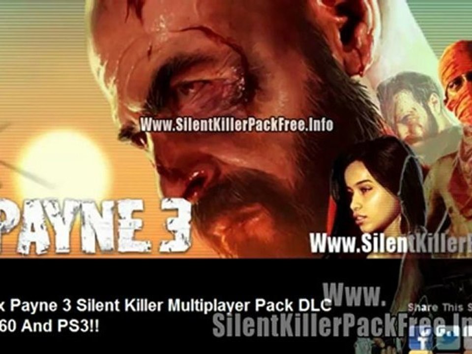 Max Payne 3 Silent Killer Multiplayer Loadout Pack DLC Codes Leaked