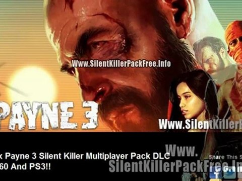 Max Payne 3 Silent Killer Multiplayer Loadout Pack DLC Codes Leaked