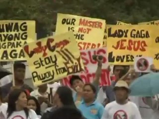Anti Gaga protests in Manila