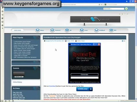 Resident Evil Operation Raccoon City Activation ™ Keygen Crack ™ FREE Download