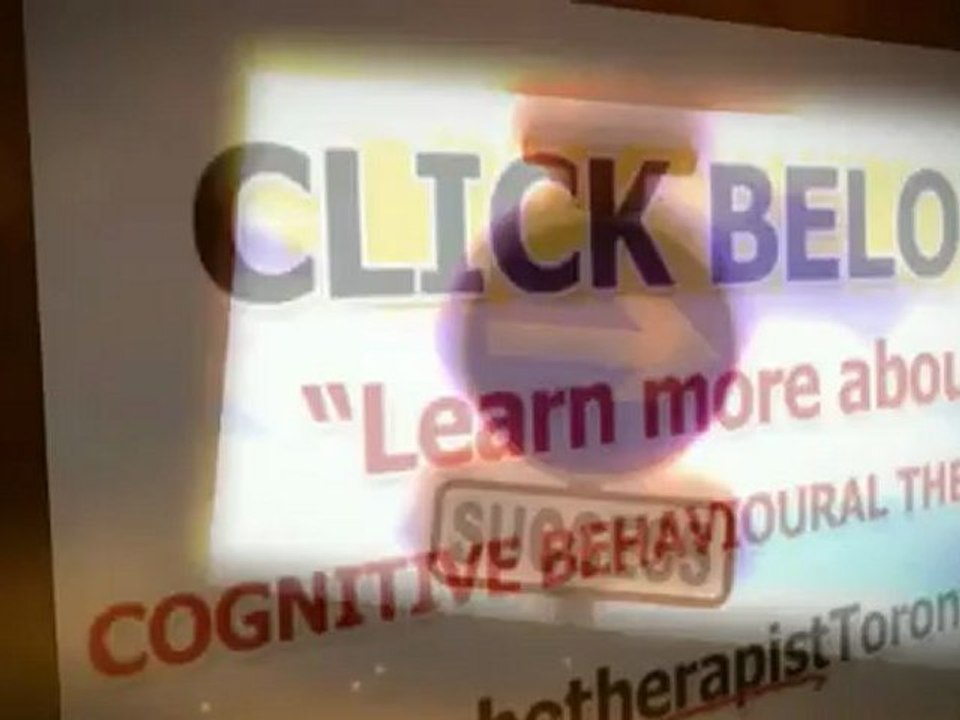 Cognitive Behavioural Therapy Toronto (1-866-268-2808)