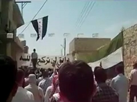 Syria فري برس ريف حلب دابق جمعة ابطال جامعة حلب اهداء لاهل الرستن 18 5 2012 Aleppo