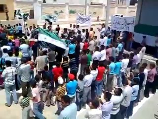 Syria فري برس ريف حلب الغربي   ابين سمعان   18 5 2012 Aleppo