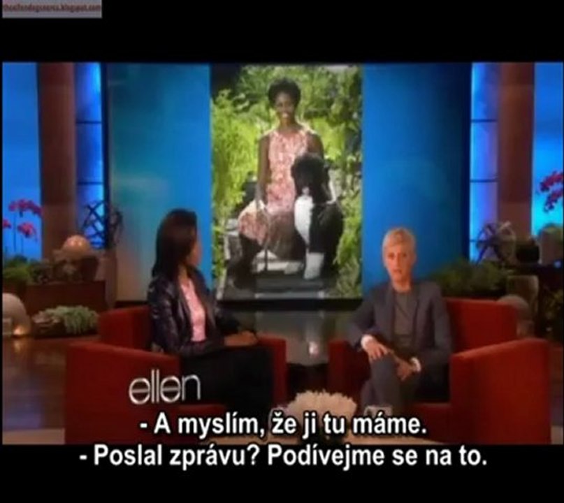 Michelle Obama - Dan Radcliffe on Ellen p1 czech