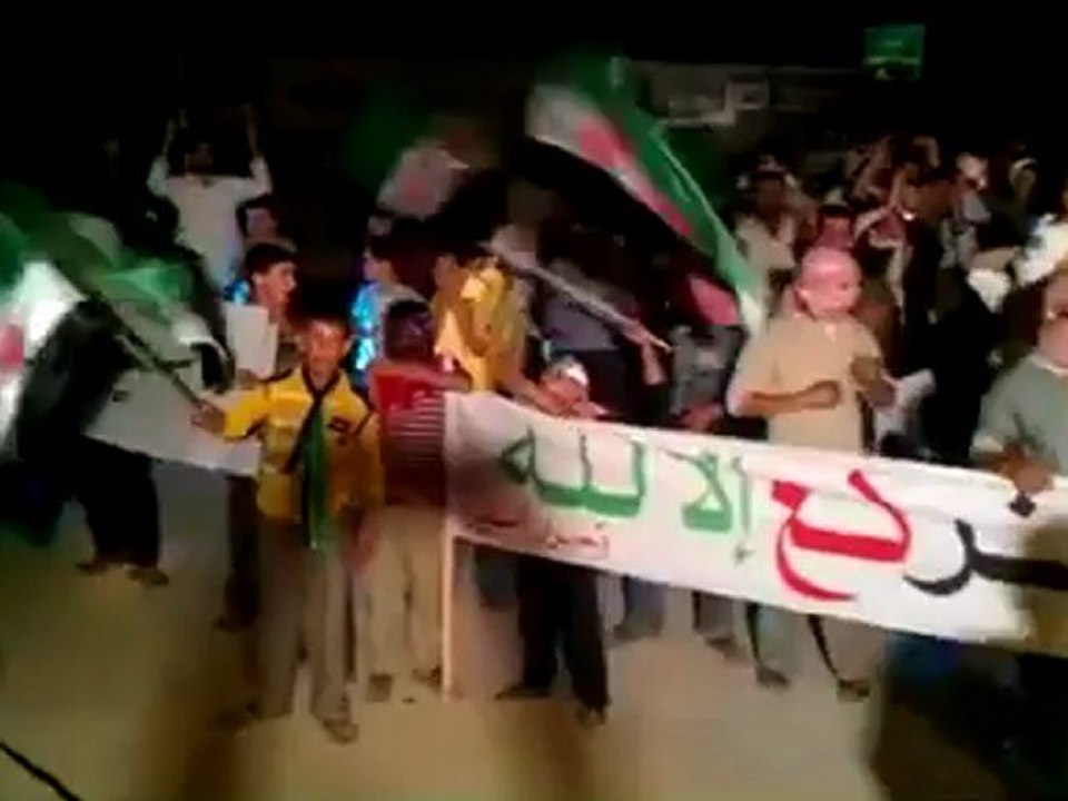 Syria فري برس دعاء جميل لاحرار السفيرة ريف حلب جمعة ابطال جامعة حلب  18 5 2012 Aleppo