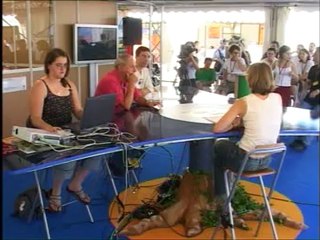 Jean Robin interviewé à Hourtin (2003)