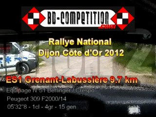 ES1 Rallye Dijon 2012