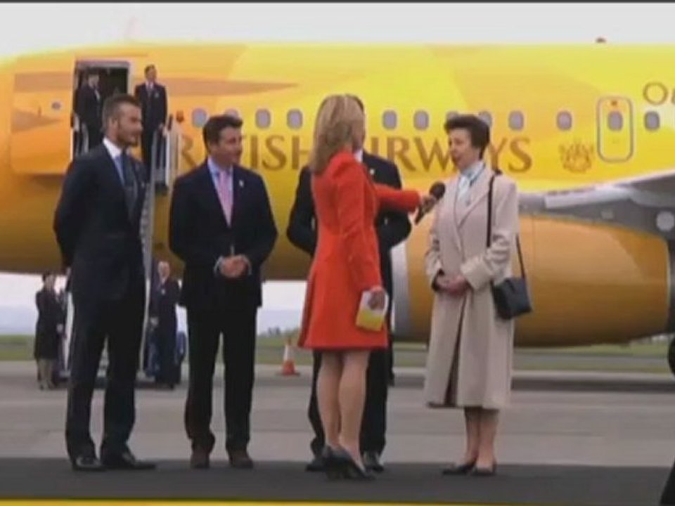 Beckham und Co. bringen olympisches Feuer auf die Insel