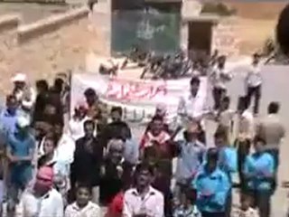 Syria فري برس حلب   عنجارة  جمعة جامعة حلب 18 5 2012 Aleppo