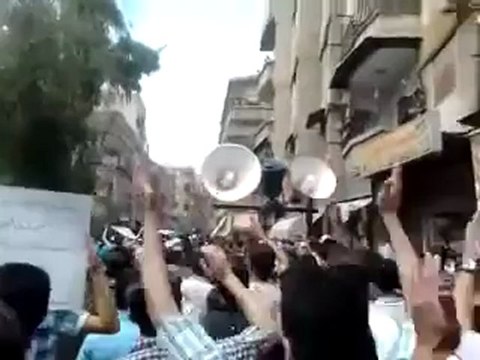 Syria فري برس ريف دمشق مظاهرة حاشدة زملكا ريف دمشق جمعة أبطال جامعة حلب 18 5 2012 ج3 Damascus