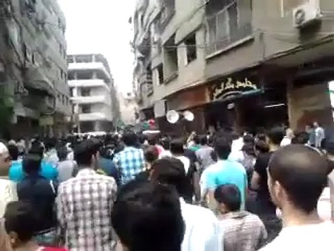 Syria فري برس ريف دمشق مظاهرة حاشدة زملكا ريف دمشق جمعة أبطال جامعة حلب 18 5 2012 ج2 Damascus