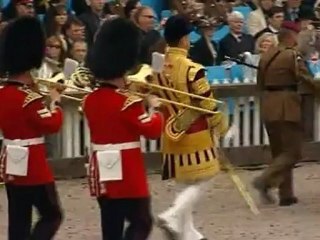 British armed forces honour sovereign.