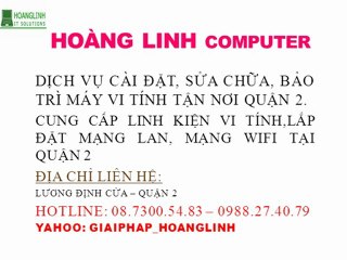 Sửa máy tính tận nhà quận 2 - 0988 27 40 79