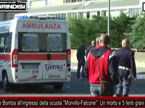 Italian minister visits site of deadly school blast