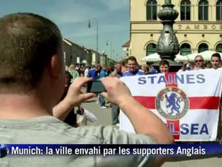 Ligue des Champions: le centre-ville envahi par les Anglais