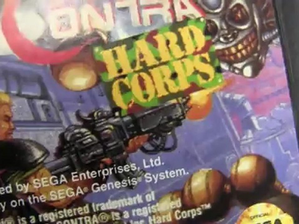 CGRundertow CONTRA COVER ART Video Game Packaging Review