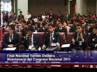 Final Nacional Torneo Delibera 2011 (DISCURSO D. BIBLIOTECA)
