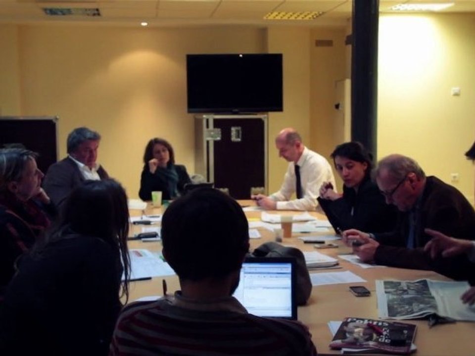 De nouveaux ministres EELV - images de la réunion du bureau exécutif EELV vendredi 18 mai