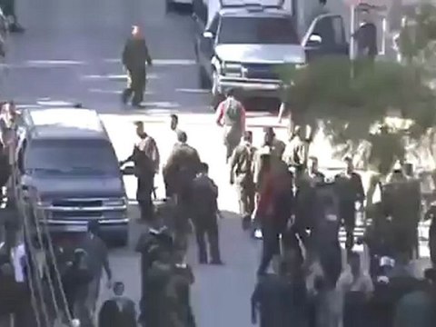 Syria فري برس ريف دمشق التواجد الأمني الكثيف التل 18 5 2012 Damascus