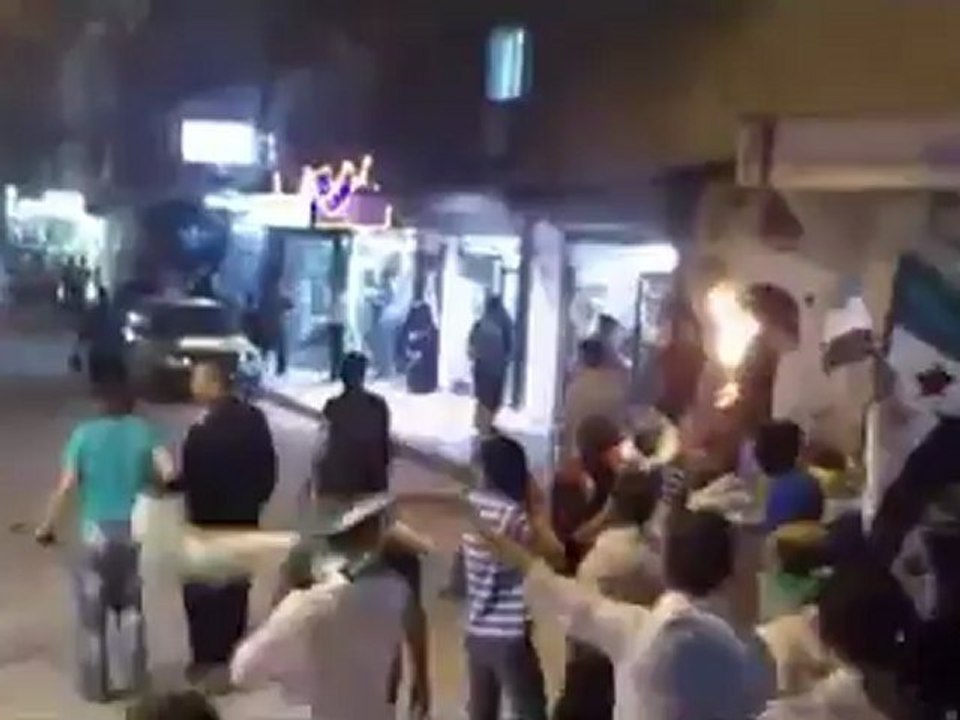 Syria فري برس حلب مظاهرة مسائية لثوار حي السكري 19 5 2012 ج3 Aleppo