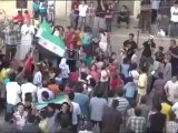 Syria فري برس درعا الحراك  مظاهرة رغم الجراح والقصف 19 5 2012 Daraa