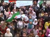 Syria فري برس تركيا  مخيم كلس مظاهرة نسائية رائعة 19 5 2012 Turkey