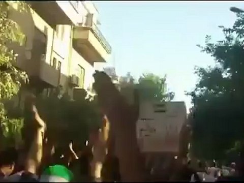 Syria فري برس دمشق مظاهرة حاشدة بجانب شوكولا زنبركجي في حي الميدان 19 5 2012 ج2 Damascus