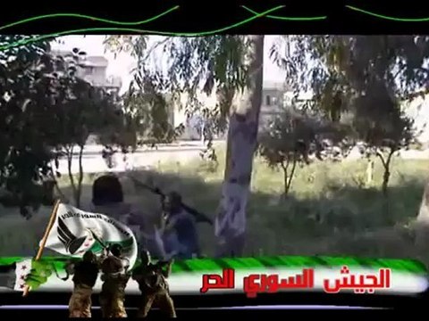 Syria فري برس حمص تلبيسة رد الجيش الحر في المدينة للجيش الأسدي عند محاولة إقتحام المدينة بعد زيارة المراقبين الدوليين للمدينة 19 5 2012 Homs