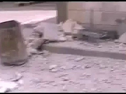 Syria فري برس ادلب سرمدا آثار الدمار الذي خلفه قصف عصاابت الاسد 19 5 2012 ج1 Idlib