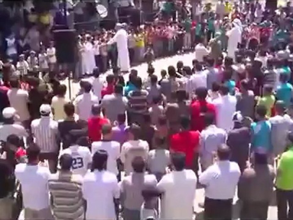Syria فري برس درعا ابطع مظاهرة صباحية تضامنا مع كل المدن المنكوبة 19 5 2012 Daraa
