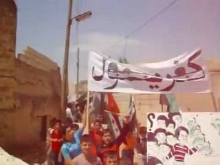 Syria فري برس ادلب كفر يحمول  مظاهرة السبت 19 5 2012 Idlib