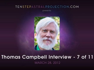 James King Interviews Thomas Campbell, Part 7 of 11 - Tips on Lucid Dreaming