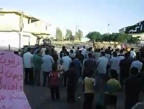 Syria فري برس درعا إنخل مظاهرة صباحية نصرة للحراك ودرعا وكافة المدن المنكوبة 19 5 2012 ج2 Daraa