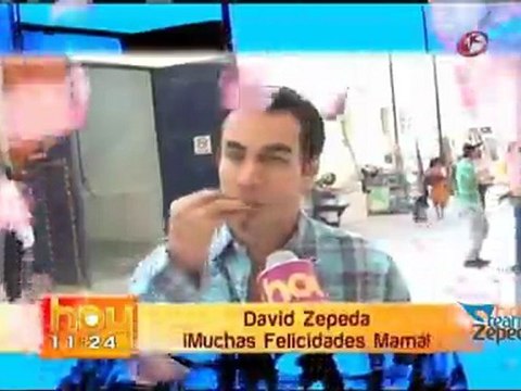 David Zepeda @davidzepeda1 le manda un saludo a su mamá por el 10 de mayo