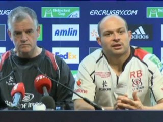 Ulster - Best: "Sconfitta, una lezione importante"